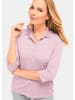GOLDNER Kurzgröße:  Angenehmes Poloshirt aus Micro-Modal in rosa