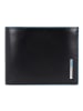 Piquadro Blue Square Kreditkartenetui Leder 12,5 cm in black