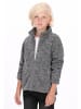 DreiMaster Maritim Jungen (Kids) Fleecejacke in Grau Melange