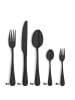Kuppels 30-tlg. Besteckset CRYSTAL in schwarz