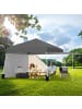 COSTWAY Pavillon 3 x 4 m in Grau