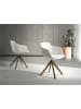 Angel Cerdá Drehstuhl 4059 in Walnuss/Beige – (B)58 x (H)81 x (T)54 cm