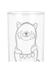 Mr. & Mrs. Panda Glas Roter Panda ohne Spruch in Transparent