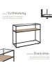 tectake Beistelltisch Kilkenny 100x41x80,5cm