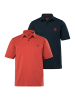 JP1880 Poloshirt in ziegelrot