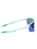 Breed Polarisierte Sonnenbrille "Nyxon" in Weiß/Grün