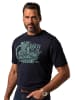 JP1880 Kurzarm T-Shirt in navy blau
