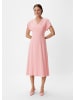 comma Kleid lang in Pink