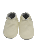 Bemesu Baby-Leder-Laufschuhe, komfortabel mit rutschfester Sohle - Weiß