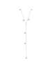 Noelani Y-Collier Silber 925, rhodiniert in Silber