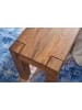 FineBuy Sitzbänk in Braun / Sheesham / 120x35x45