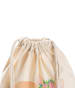 Mr. & Mrs. Panda Baumwolltasche Wüstenfuchs Blumen mit Spruch in Creme