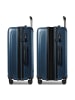 Redolz Essentials 14 4 Rollen Kofferset 3-teilig mit Dehnfalte in dark blue metallic