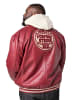 STHUGE Lederjacke in rot