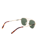 Funky Buddha Männer Sonnenbrille Quadratisch Gold