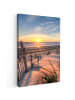 MuchoWow Leinwand bilder Sonnenuntergang Strand (BxH)
