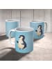 Mr. & Mrs. Panda Kaffeetasse Pinguin Marienkäfer ohne Spruch in Eisblau