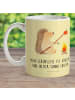 Mr. & Mrs. Panda Tasse Igel Grillen mit Spruch in Gelb Pastell