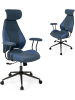 COSTWAY Ergonomischer Bürostuhl in Blau