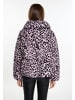 faina Steppjacke Mit Leo-Print in Mauve Leo