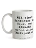 Mr. & Mrs. Panda Tasse Schwester Glück mit Spruch in Weiß