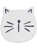 Beliani Kinderteppich KITTY in Weiß - (W) 100 x (H) 1 x (L) 100 cm