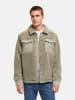 STONE HARBOUR Fellimitatjacke Taureek XX in Stone Grey