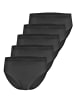 Nina von C. 5er Pack Taillenslip in schwarz
