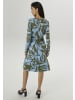 Aniston SELECTED Jerseykleid in oliv hellblau