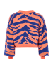 myMo ROCKS Damen Pullover in ORANGE BLAU