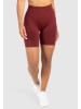SMILODOX Shorts Amaze Scrunch in Bordeaux