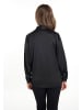 usha BLACK LABEL Langarm Bluse in Schwarz