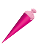ROTH Bastel-Schultüte groß pink 70 cm Filzverschluss pink in Pink