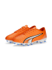 Puma Fußballschuh ULTRA PLAY FG/AG in ultra orange-puma white-blue glimmer