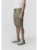 KOROSHI Herren kurze technische cargo-jogger in khaki