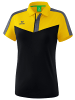 erima Squad Poloshirt in gelb/schwarz/slate grey