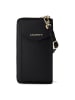 Lazarotti Bologna Leather Zip-Around Geldbörse Handytasche Leder 19 cm in black-2