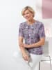 WITT WEIDEN Rundhalsshirt in orchidee-ecru-bedruckt
