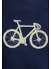 GreenBomb Hoodie Bike Fluffy in Marineblau