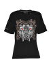 Roberto Geissini Tiger T-Shirt Schwarz