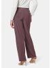 GOLDNER Bequeme Slinky-Hose mit Schlupfbund in pflaumenviolett