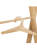 relaxdays Kinder-Kleiderständer in Natur - (B)62 x (H)98,5 x (T)40 cm