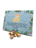 Mr. & Mrs. Panda Hund Adventskalender Corgie mit Spruch in Eisblau