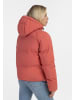 Schmuddelwedda Damen Wattierte Winterjacke in Puderrot