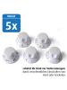 Reer [5er Pack] Herdschutzknopf-Set in Weiß ab 0 Monate