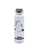 Mr. & Mrs. Panda Trinkflasche Einhorn Sekretärin mit Spruch in Weiß