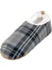 normani 1 Paar Herren-Slipper Karo in Grau
