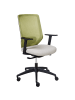 Beliani Bürostuhl VIRTUOSO in Grau/Grün/Schwarz - (W) 53 x (H) 97 x (L) 53 cm