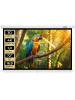 tectake Beamer-Leinwand für 4K, HD, Ultra HD und Full HD, Format 16:9, 72“