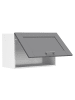 VCM  Küchenschrank B. 60 cm Hängeschrank Klappe Colura in Weiß / Anthrazit